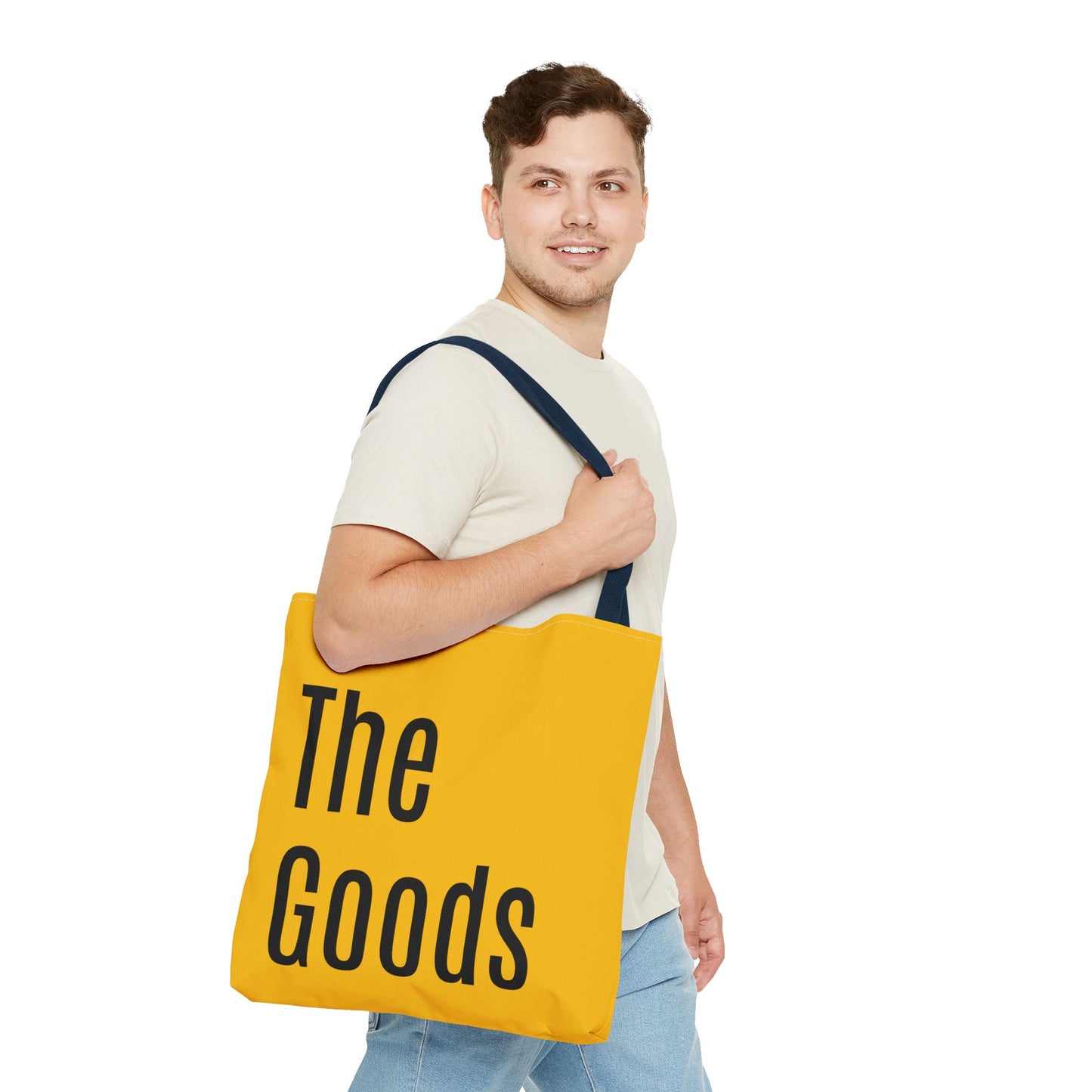 The Goods  Versatile Tote Bag (AOP) - Gold