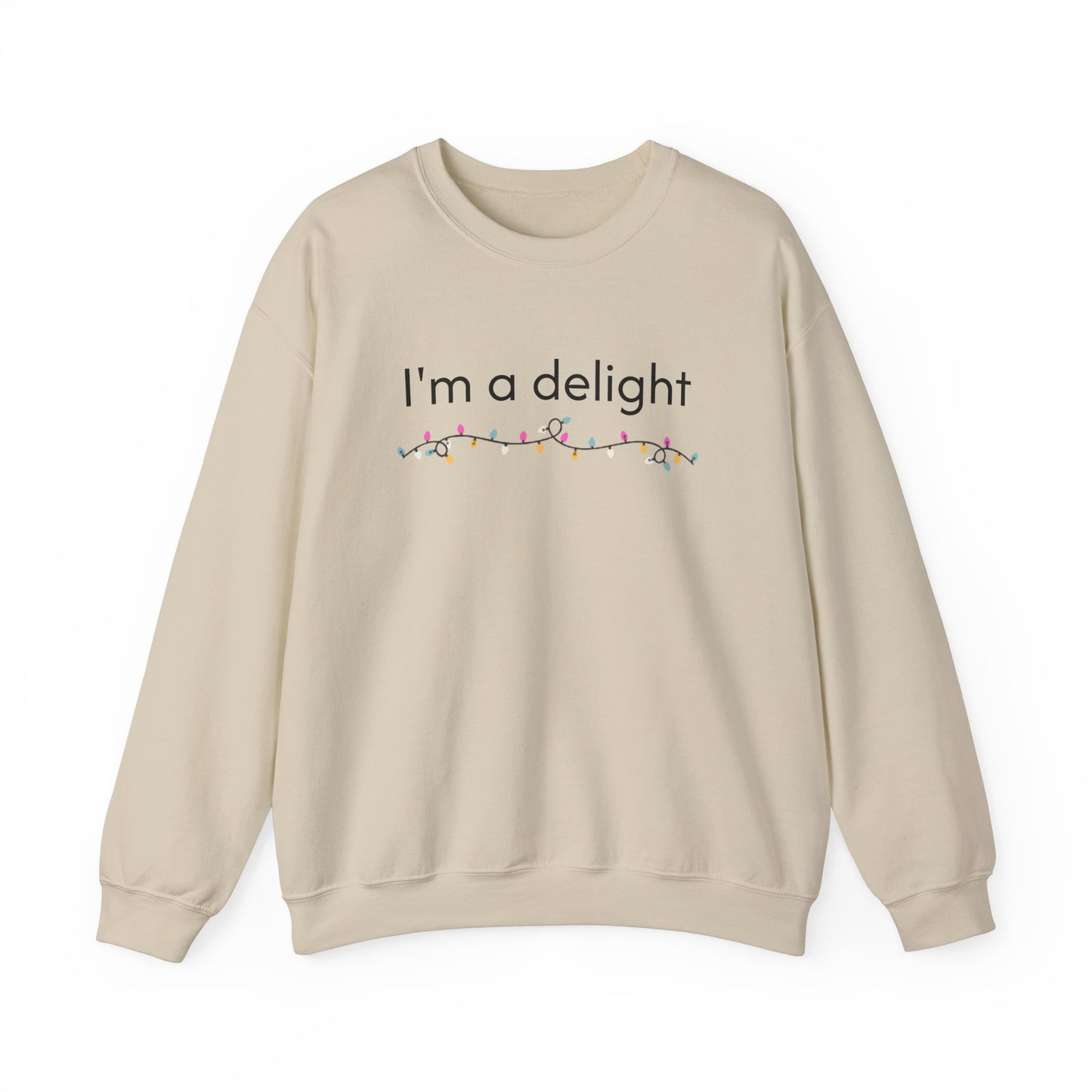 Festive Adult Unisex Crewneck Sweatshirt - Delight