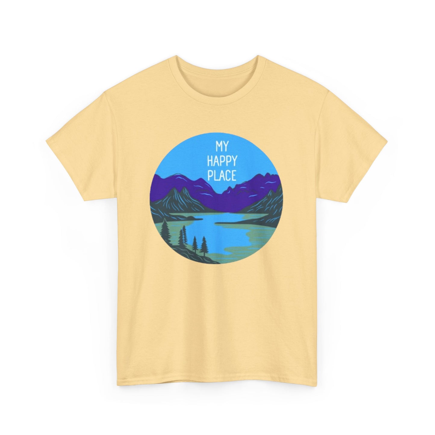 My Happy Place Adult Unisex Heavy Cotton Tee