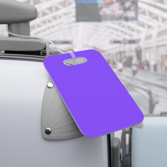 90's Inspired Mix & Match Luggage Tags - Electric Purple