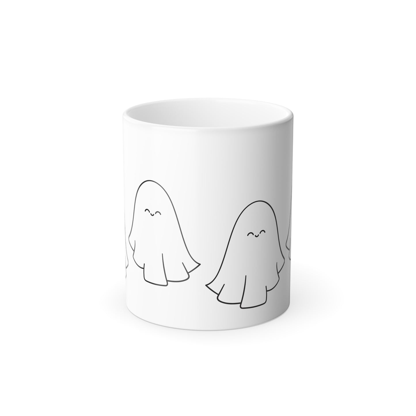 Color Changing Mug, 11oz - Happy Ghosts