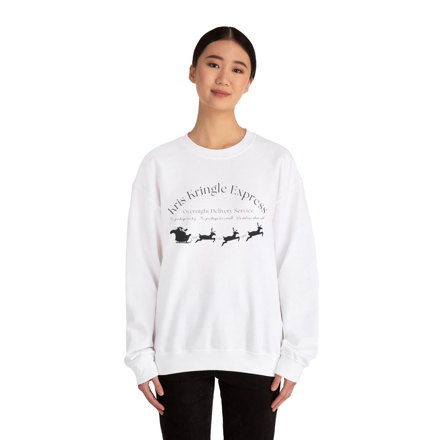 Festive Adult Unisex Crewneck Sweatshirt - Kris Kringle Express