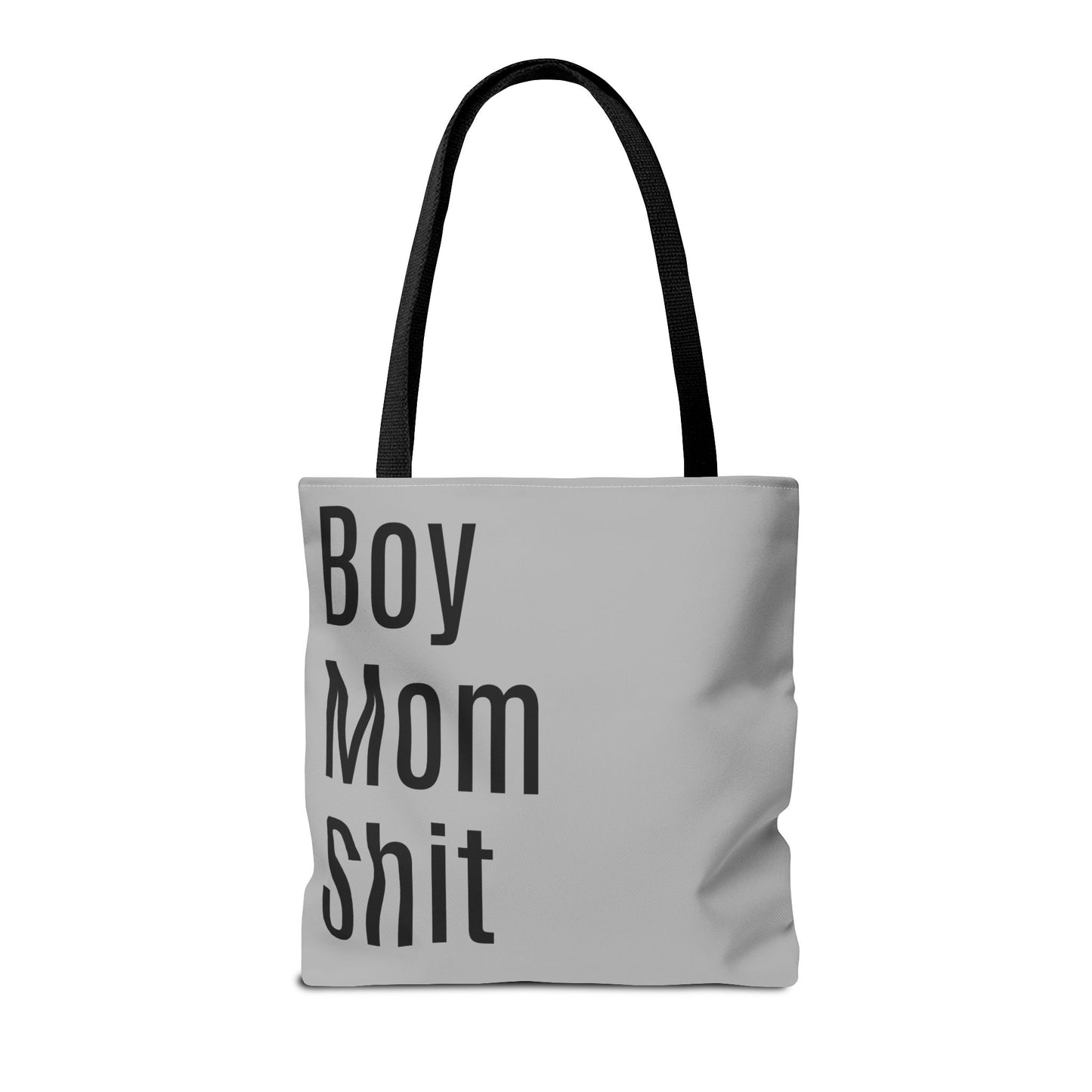 Boy Mom Shit Versatile Tote Bag (AOP) - Lt Gray