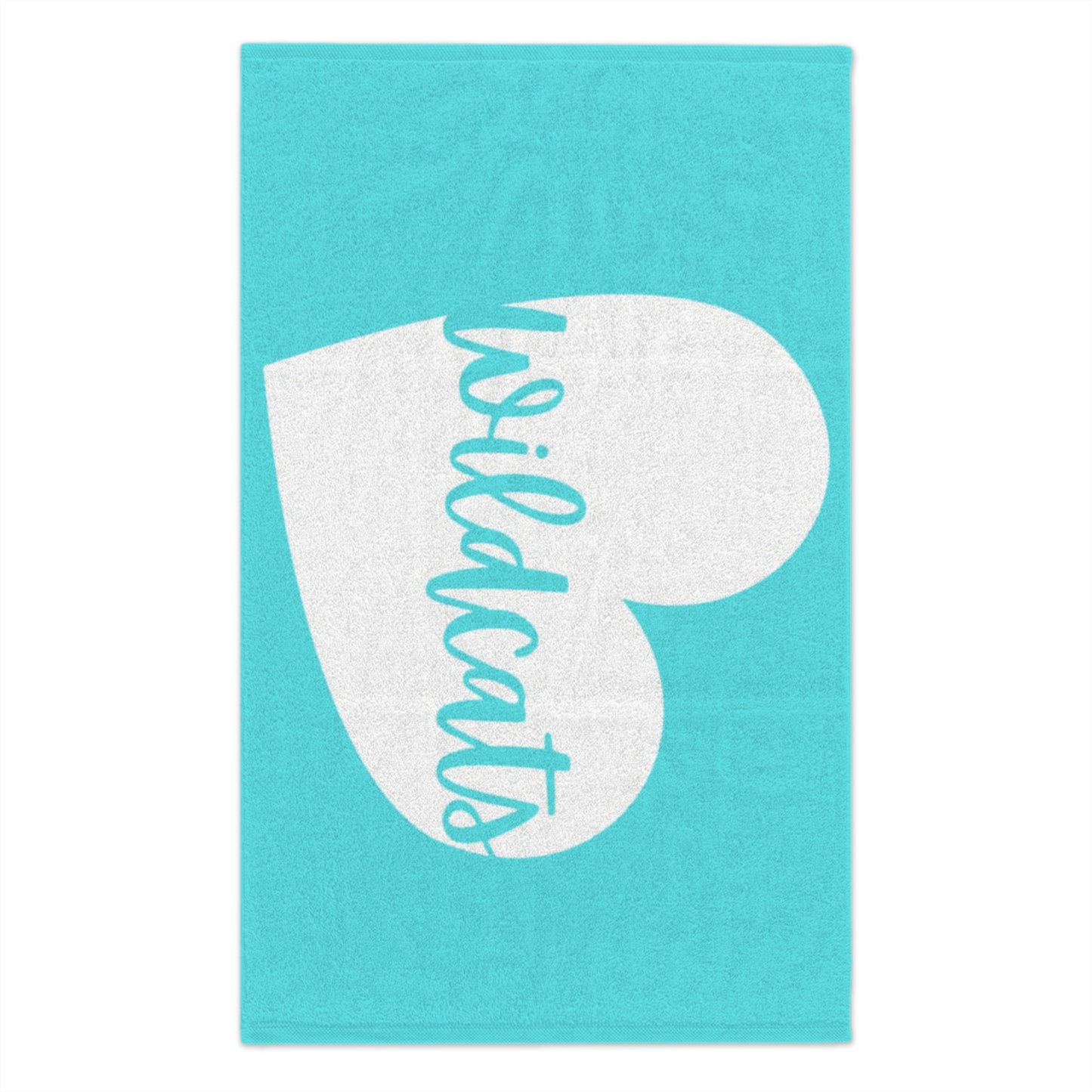 Generic Team Aqua Rally Towel, 11x18 - Wildcats