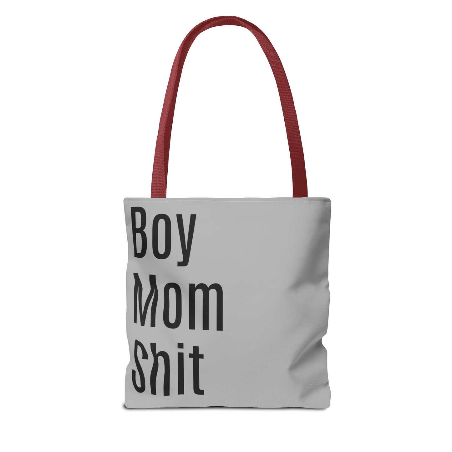 Boy Mom Shit Versatile Tote Bag (AOP) - Lt Gray