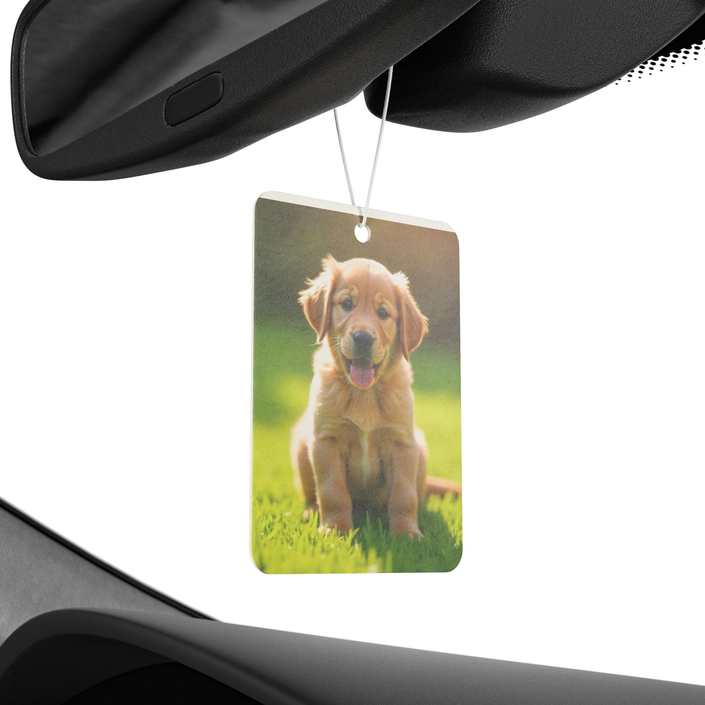 Car Air Freshener - Golden Puppy