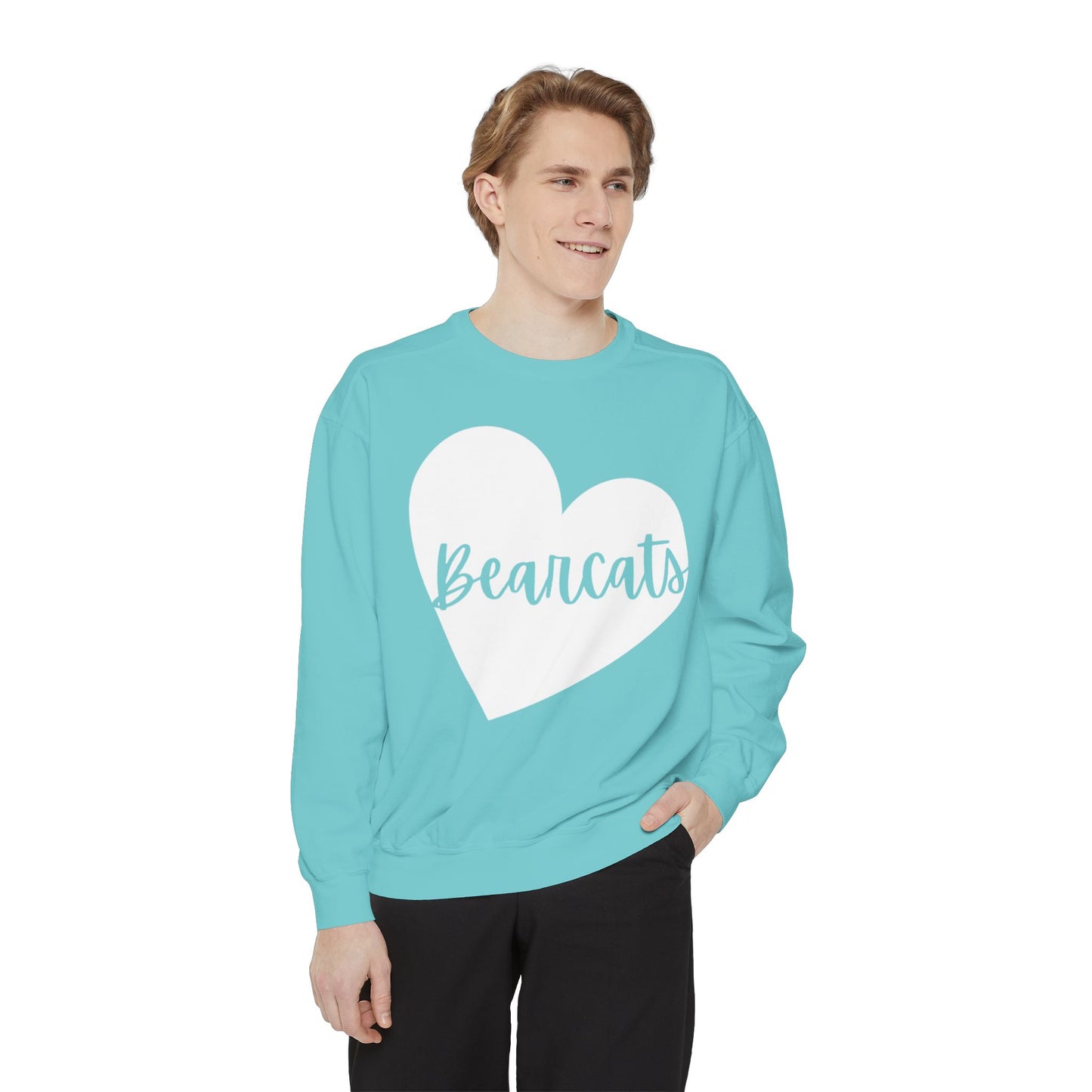 Generic Team Crewneck Sweatshirt - Bearcats Heart