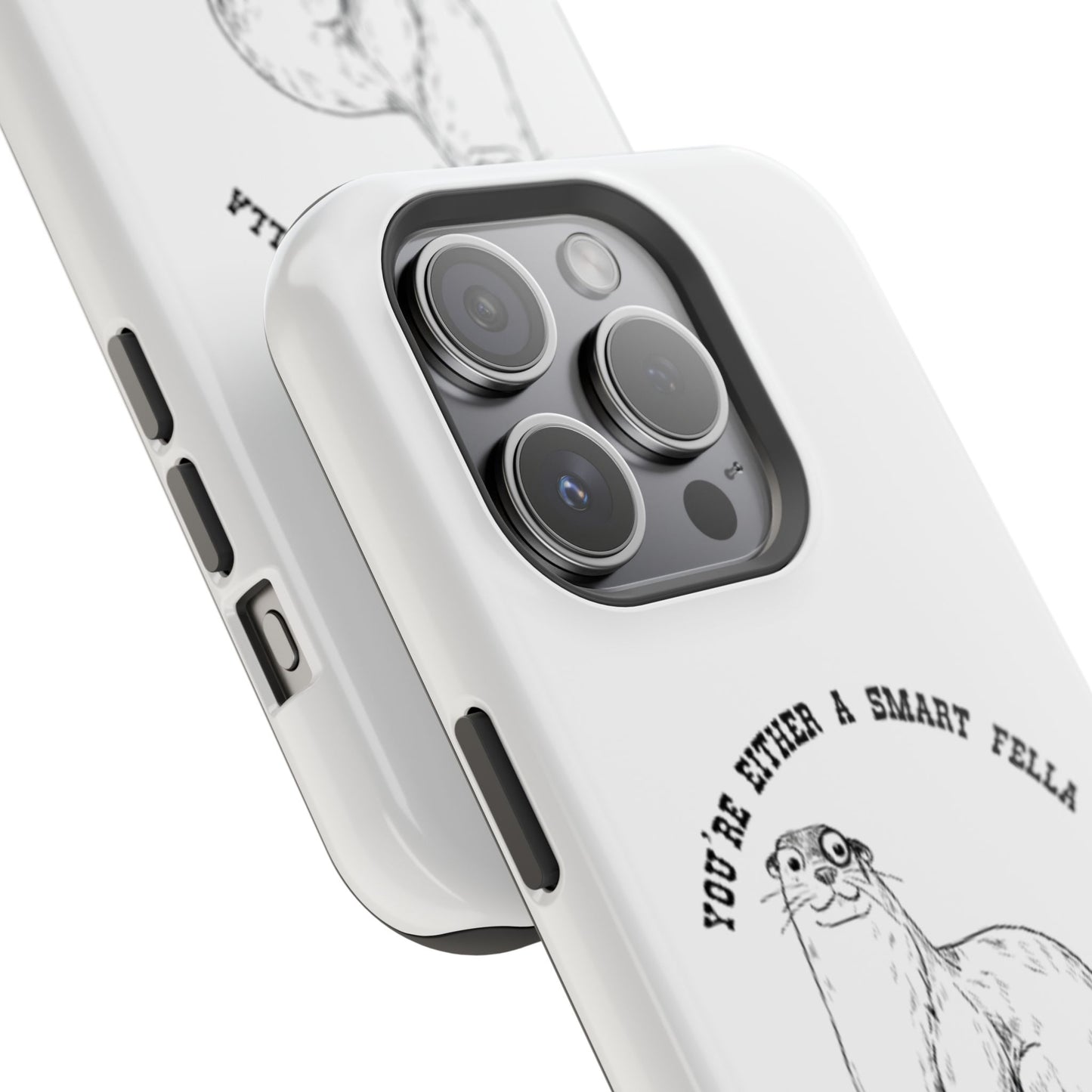 Impact-Resistant Cases - Fart Smella White