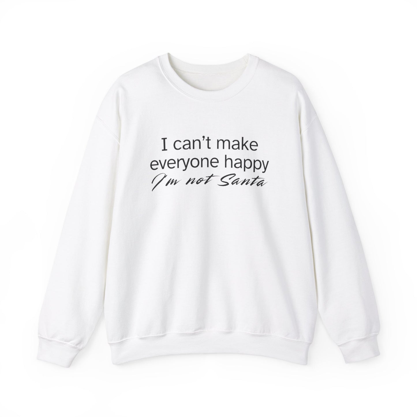 Festive I'm Not Santa Crewneck Sweatshirt