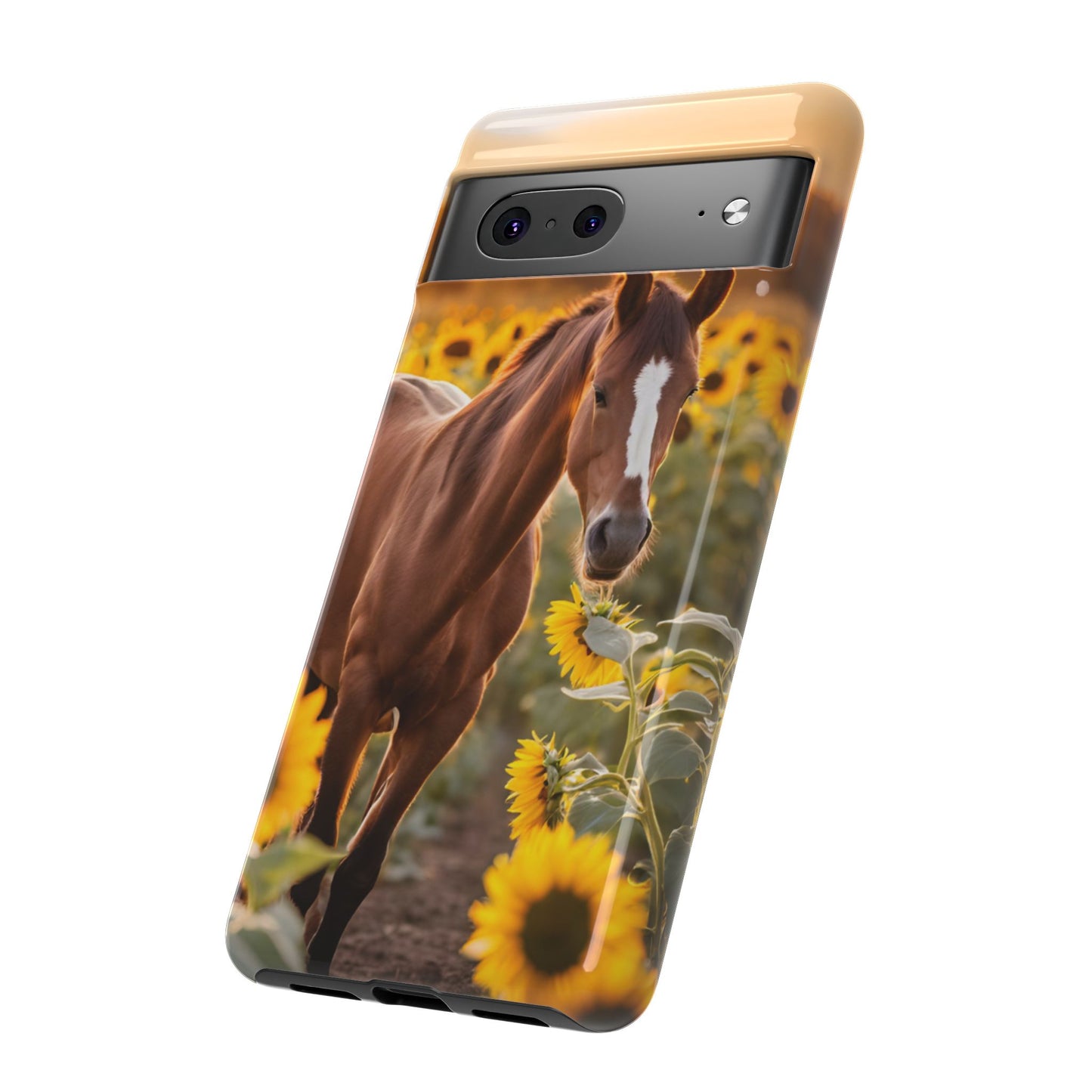 Phone Case - Tough Case - Sunflower Horse