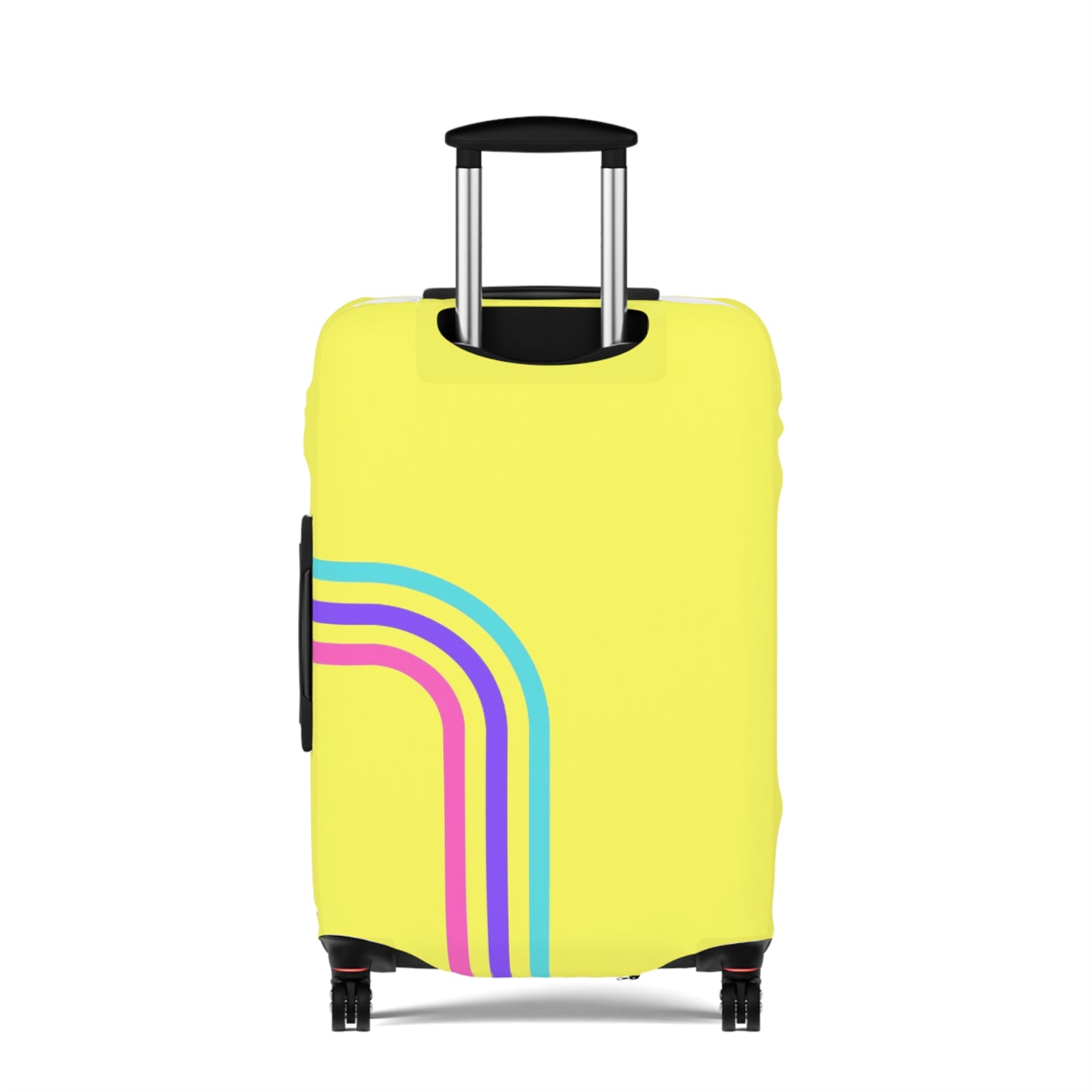 90's Inspired Luggage Cover - Banana Multicolor