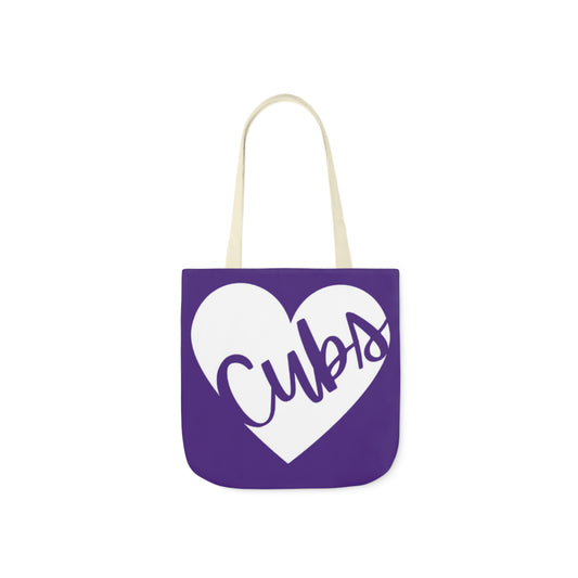 Generic Team Purple Canvas Tote Bag, 5-Color Straps - Cubs