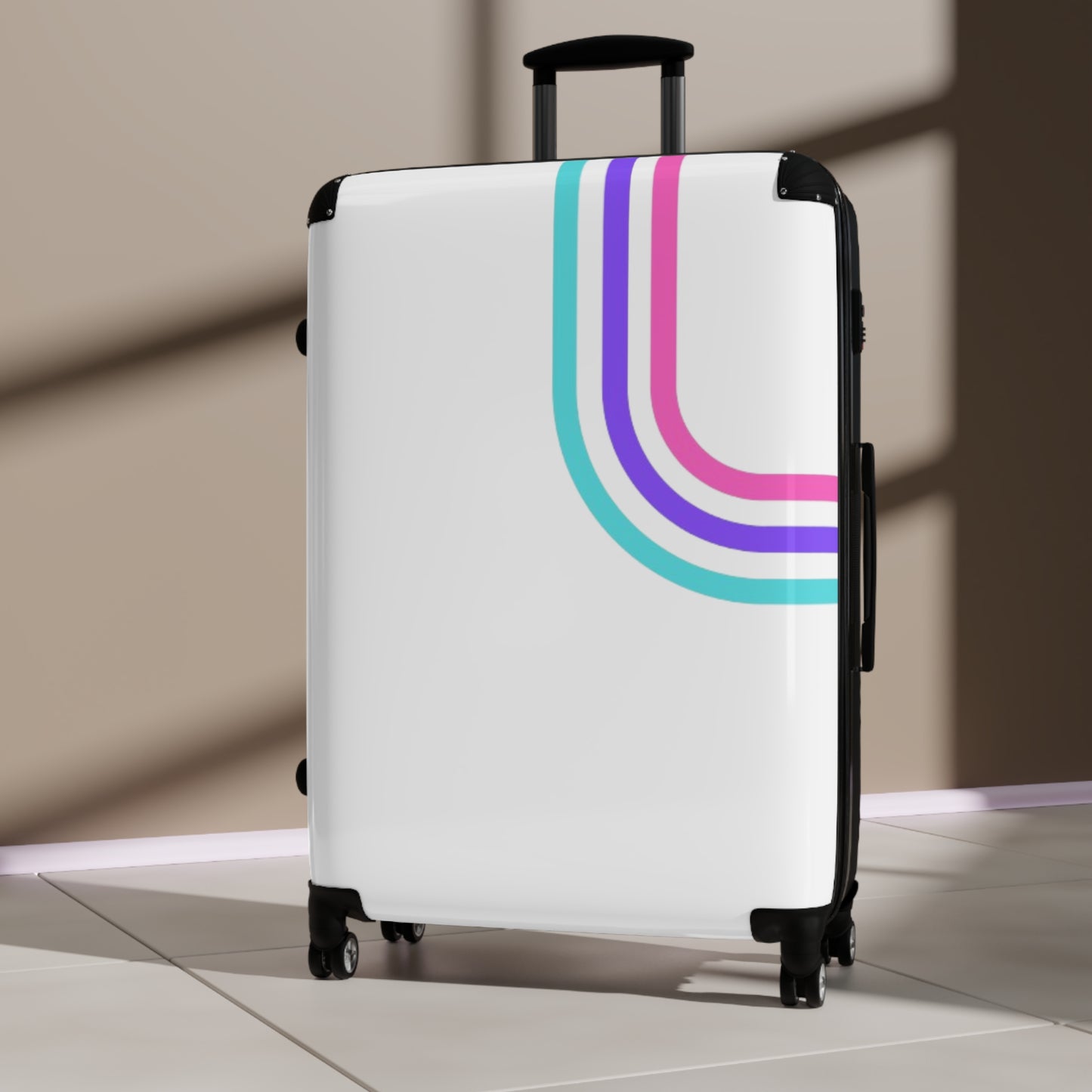 90's Inspired Mix & Match Suitcase - Multicolor