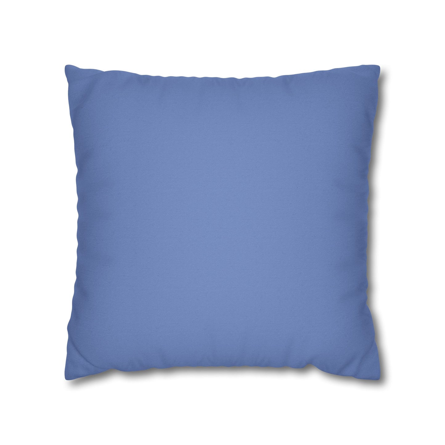 Spun Polyester Square Pillowcase - Almost Denim