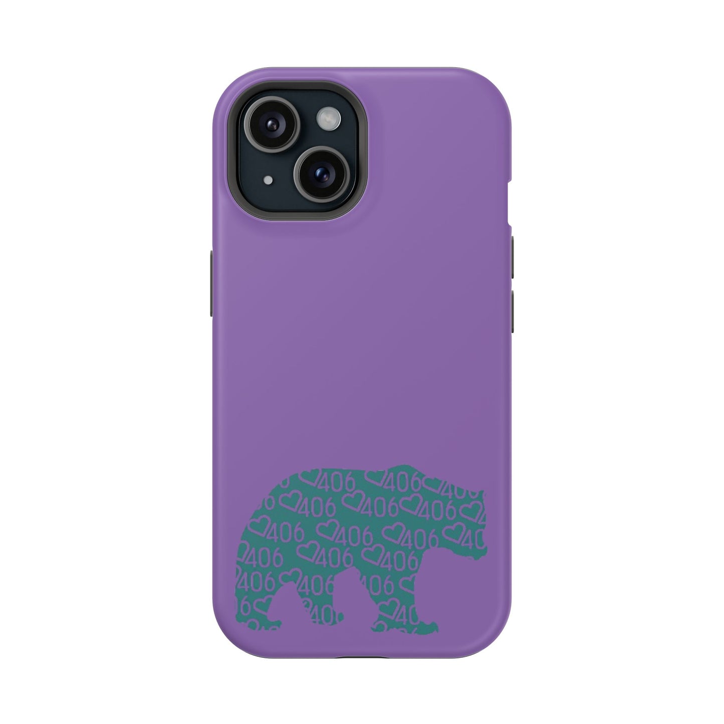 ITS406 Design Magnetic Tough Case - Bear Maroon