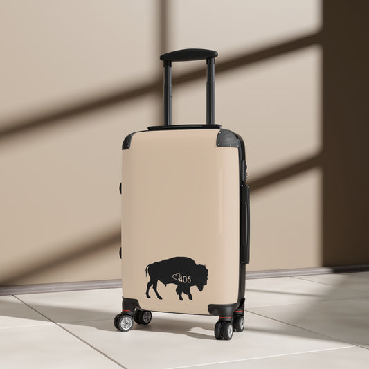 ITS406 Design Beige Bison Suitcase