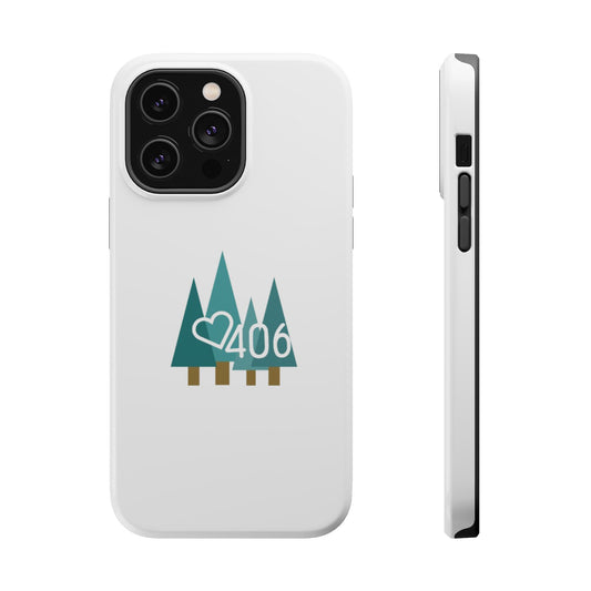 ITS406 Design Phone Case - Magnetic Tough - White Pines