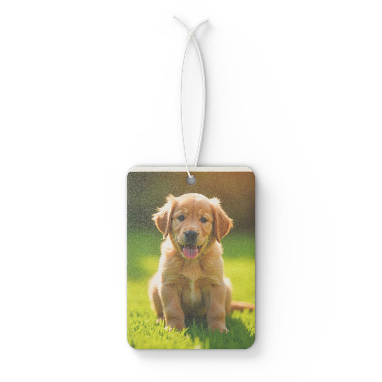 Car Air Freshener - Golden Puppy