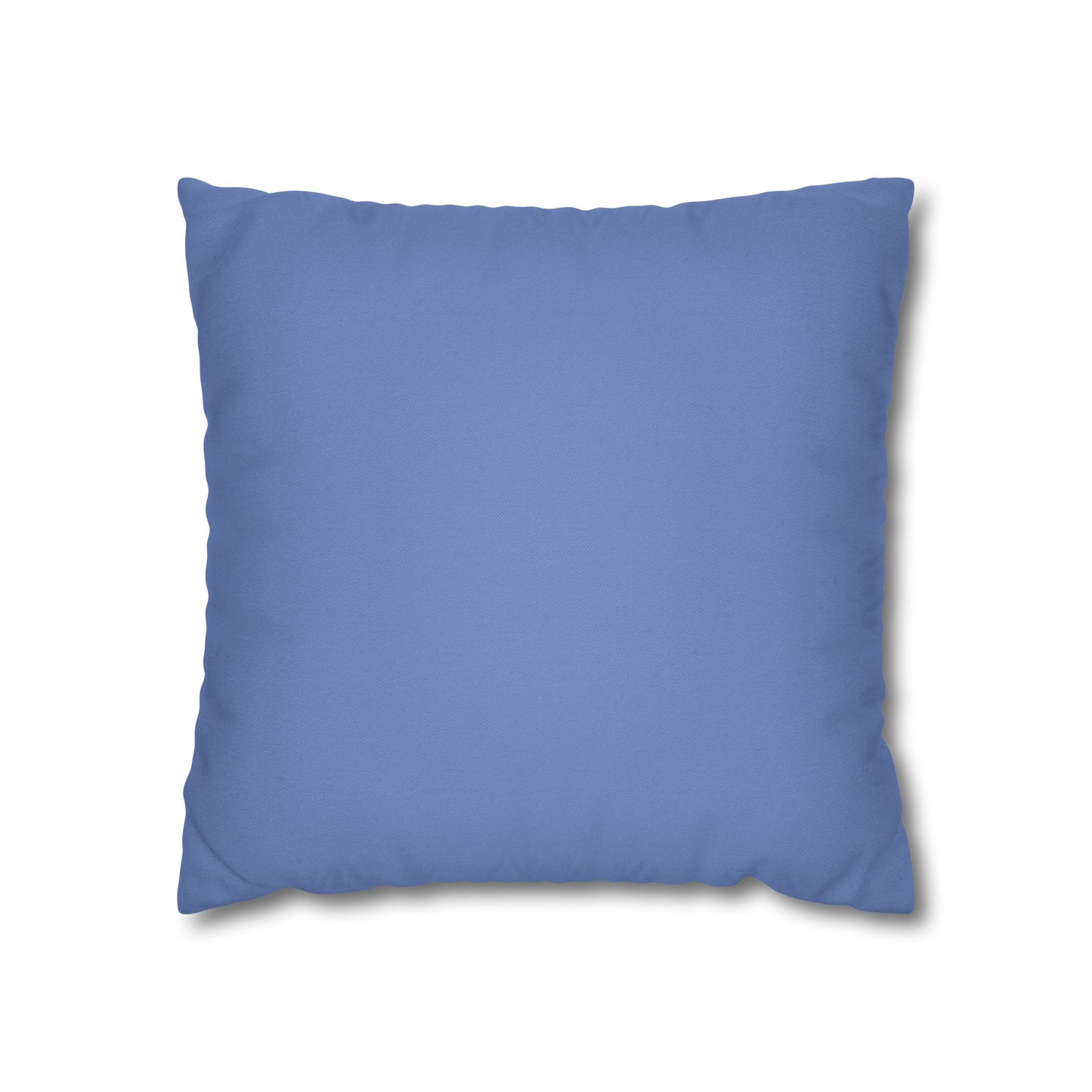 Spun Polyester Square Pillowcase - Almost Denim