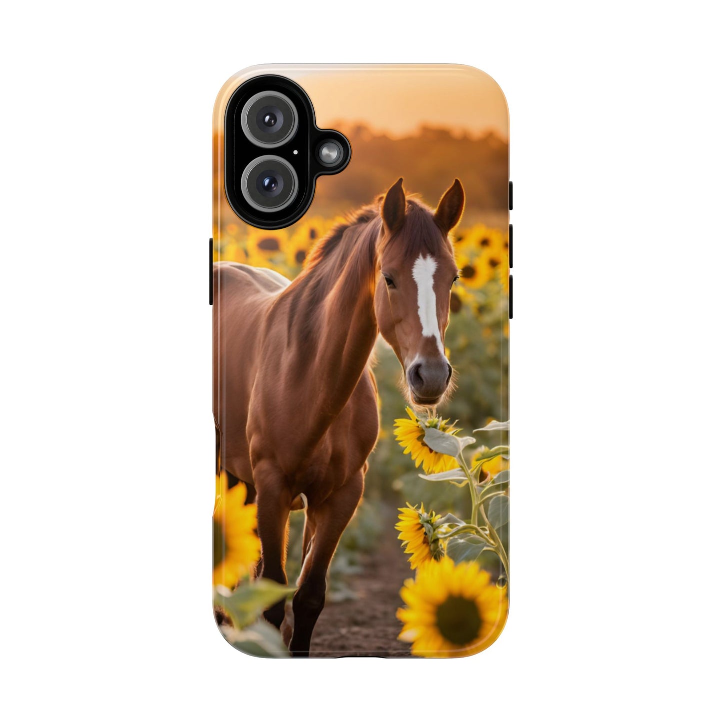 Phone Case - Tough Case - Sunflower Horse