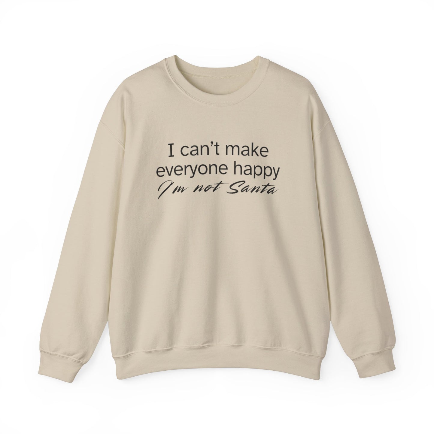 Festive I'm Not Santa Crewneck Sweatshirt