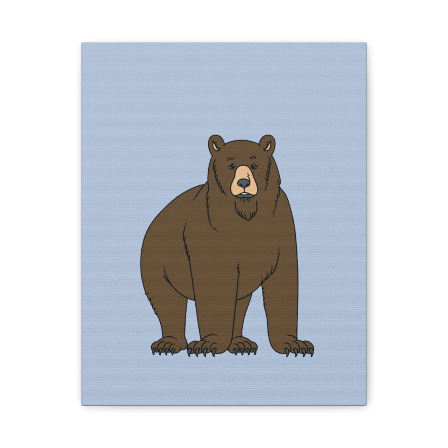 Stretched Matte Canvas 1.25" - Bear