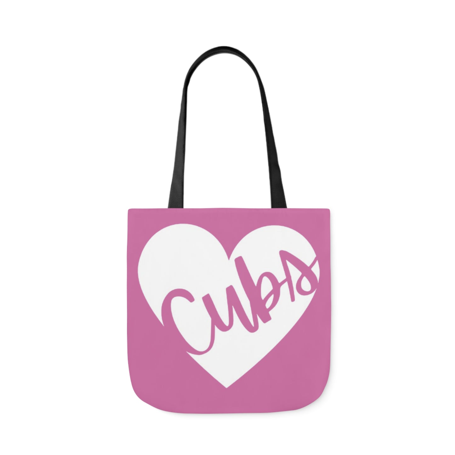 Generic Team Light Pink Canvas Tote Bag, 5-Color Straps - Cubs