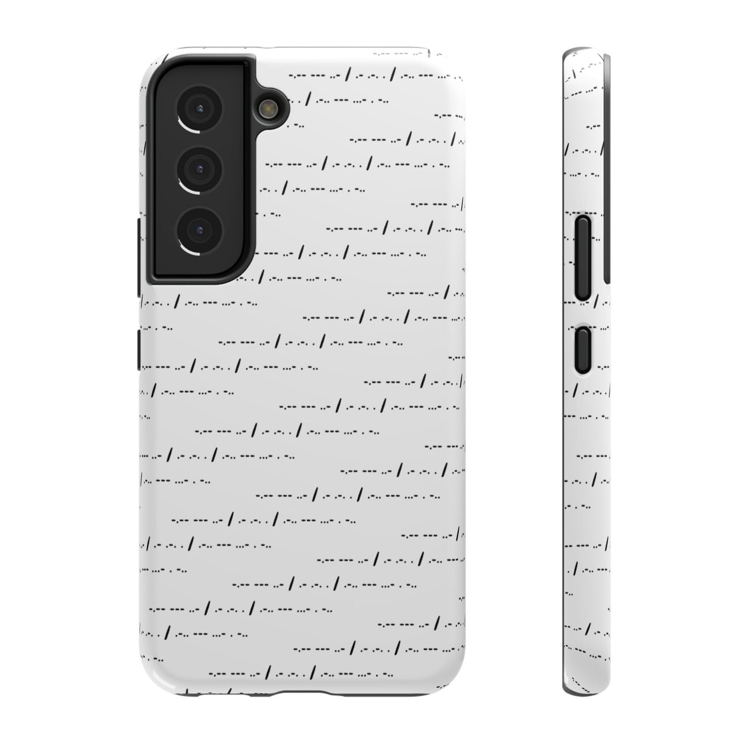 Phone Case - Impact-Resistant - "You Are Loved" Morse Code