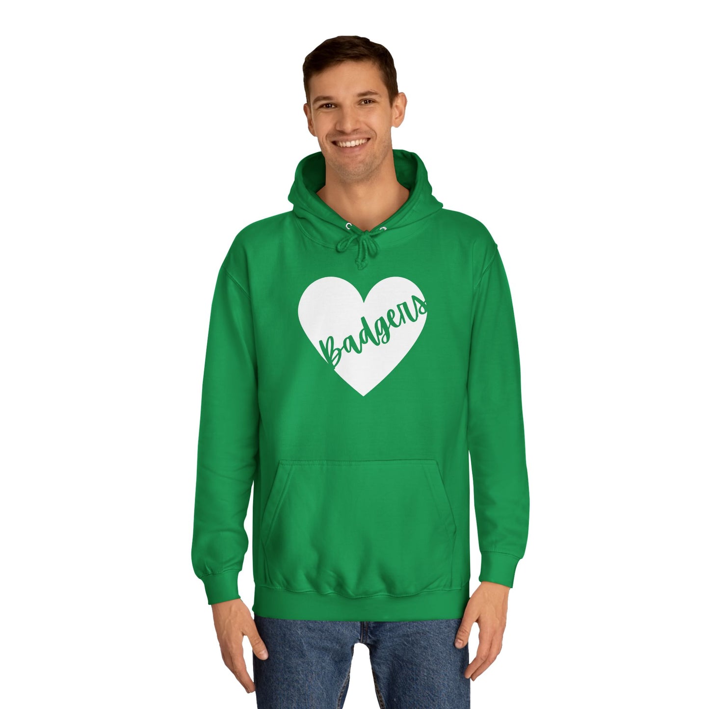 Generic Team Heart Hoodie - Badgers