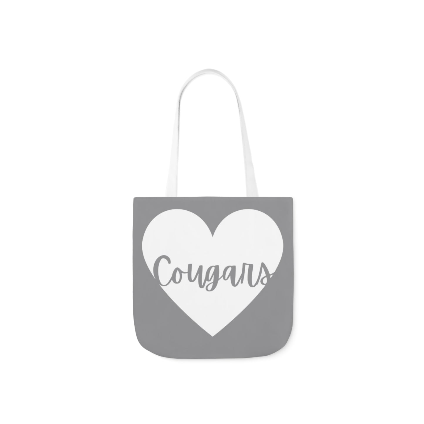 Generic Team Gray Canvas Tote Bag, 5-Color Straps - Cougars