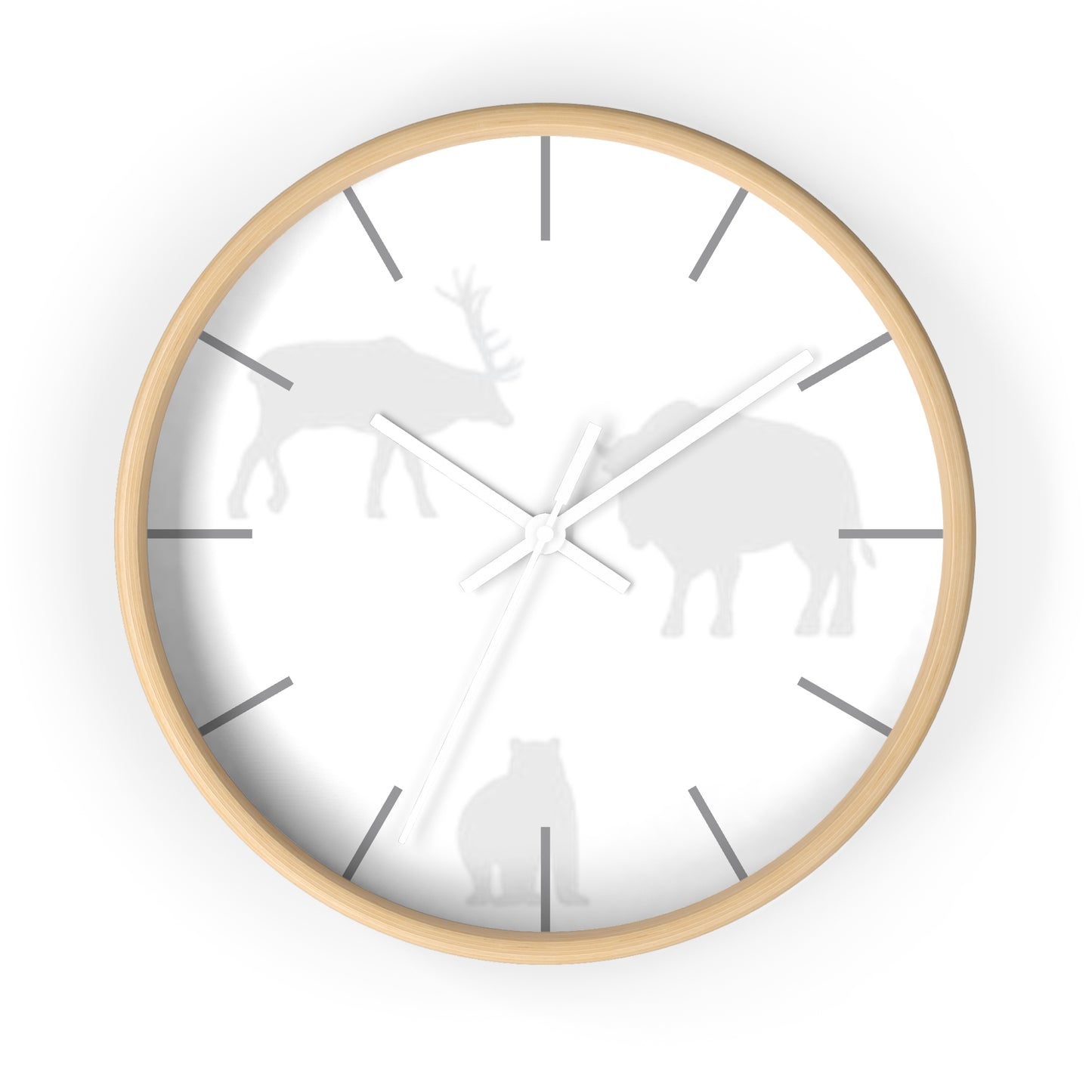 Wall Clock - Mountain Animals