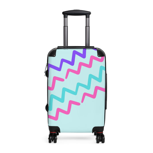 Luggage - 90's Inspired Mix & Match Suitcase - Mint Gettin' Ziggy