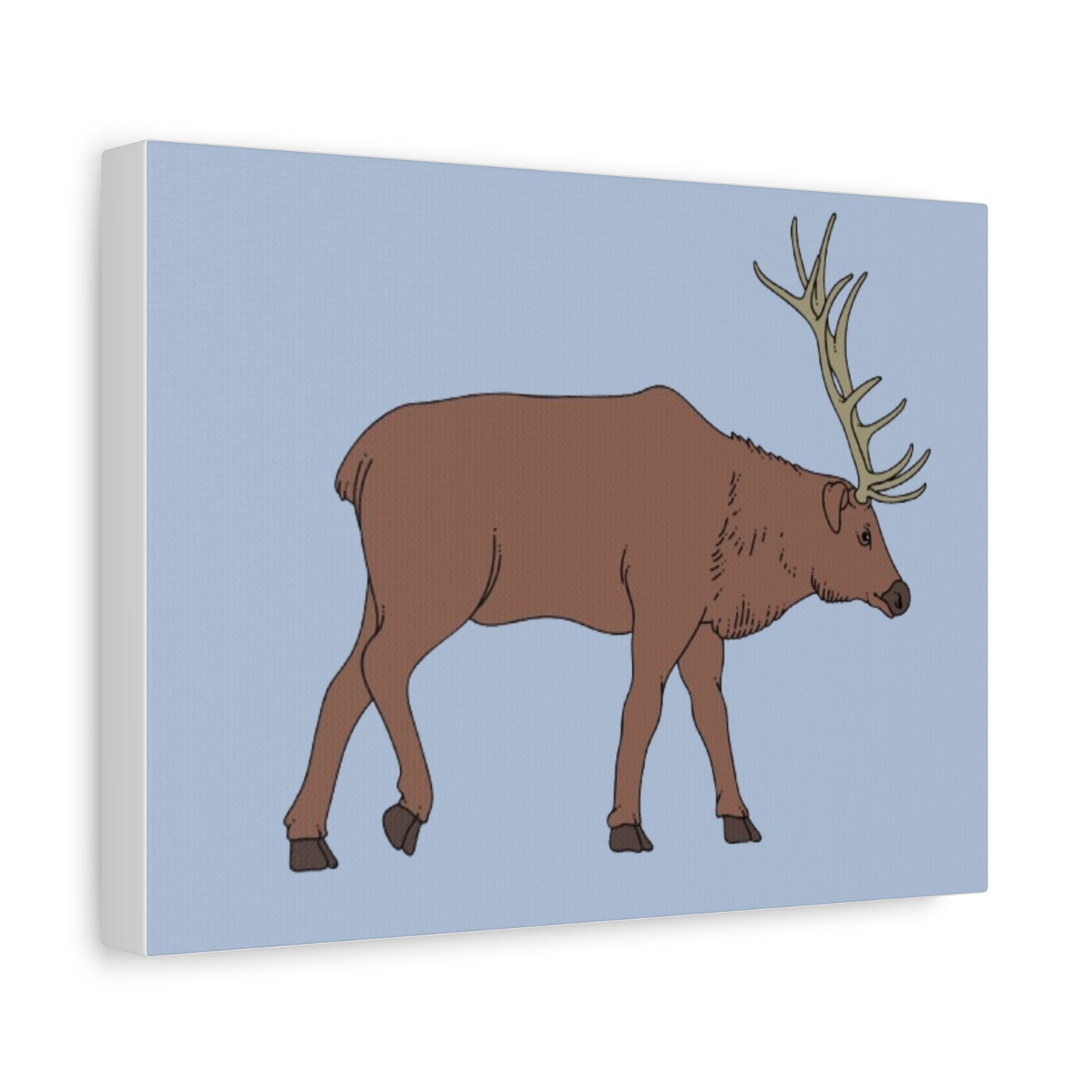 Stretched Matte Canvas 1.25" - Elk