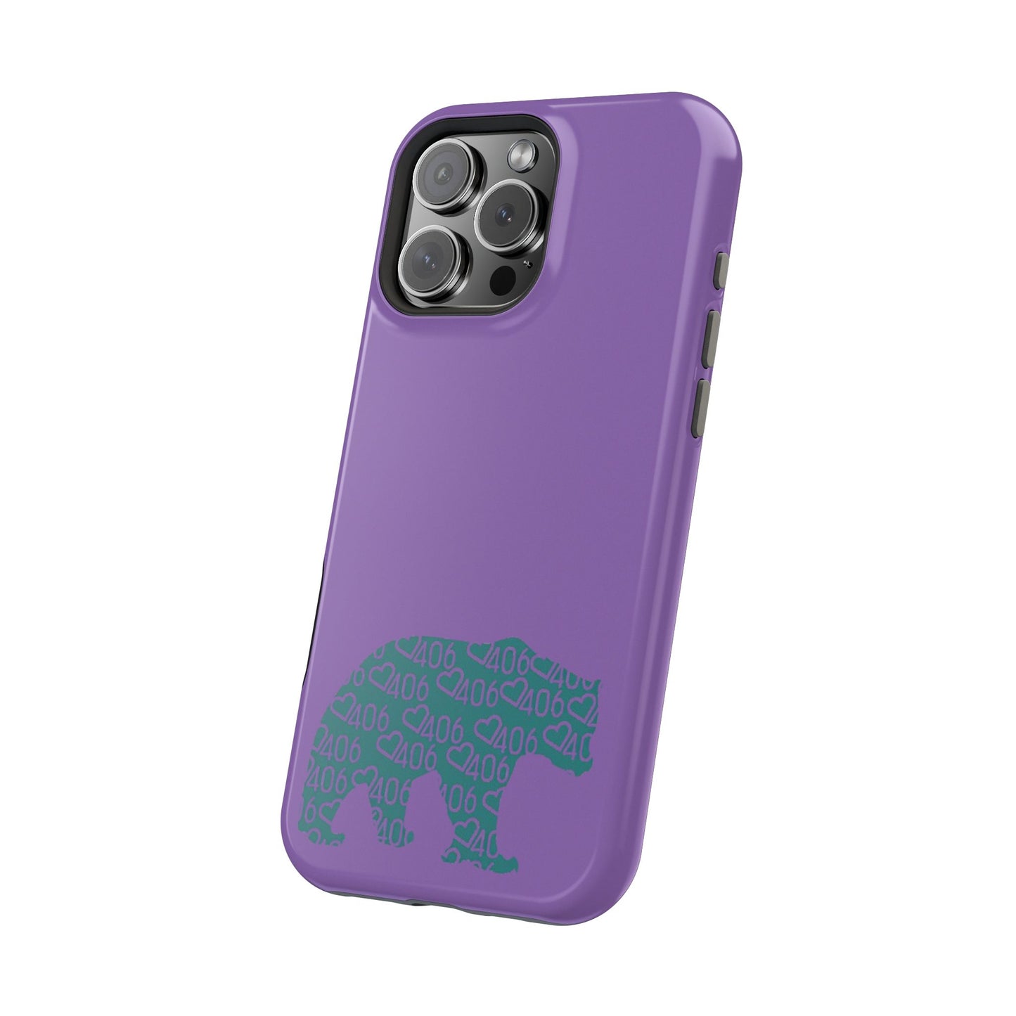 ITS406 Design Magnetic Tough Case - Bear Maroon