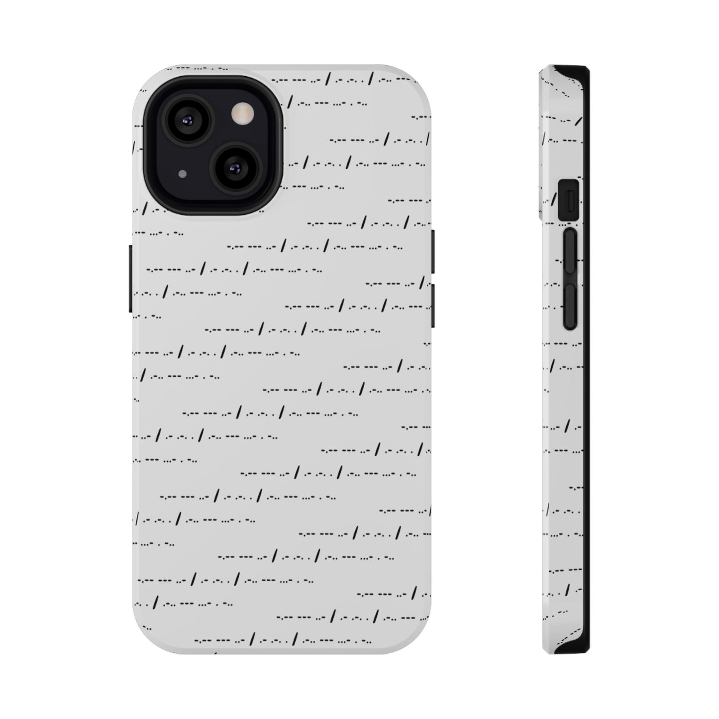 Phone Case - Impact-Resistant - "You Are Loved" Morse Code