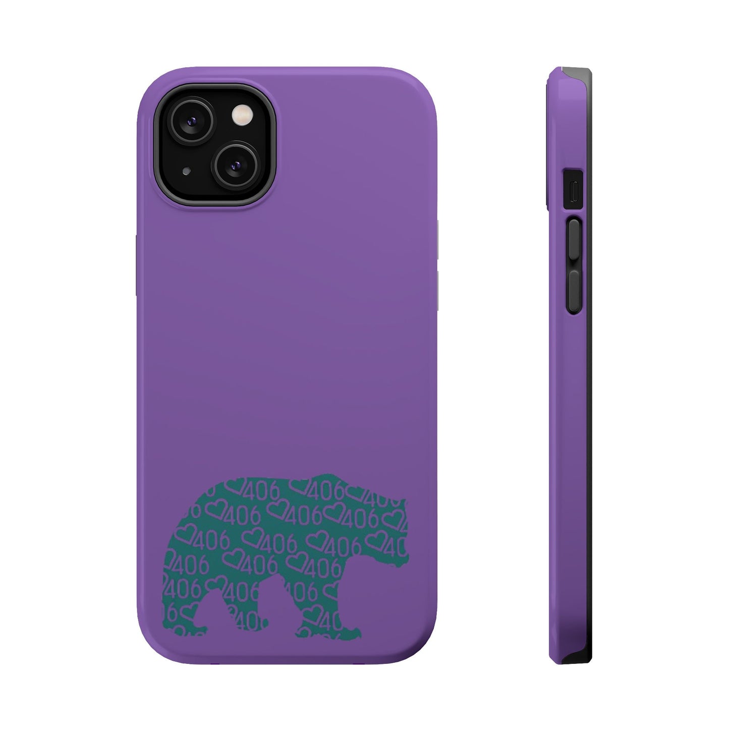 ITS406 Design Magnetic Tough Case - Bear Maroon