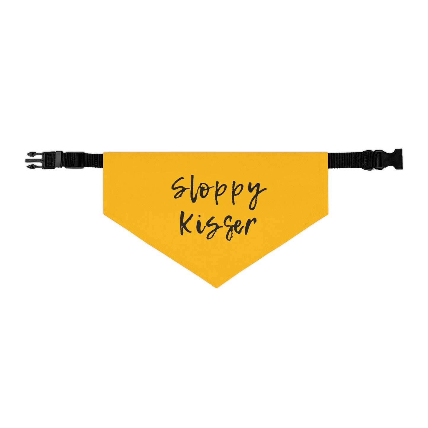 Pet Bandana Collar Yellow - Sloppy Kisser