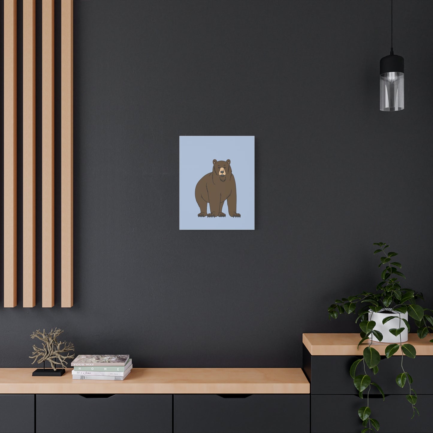 Stretched Matte Canvas 1.25" - Bear