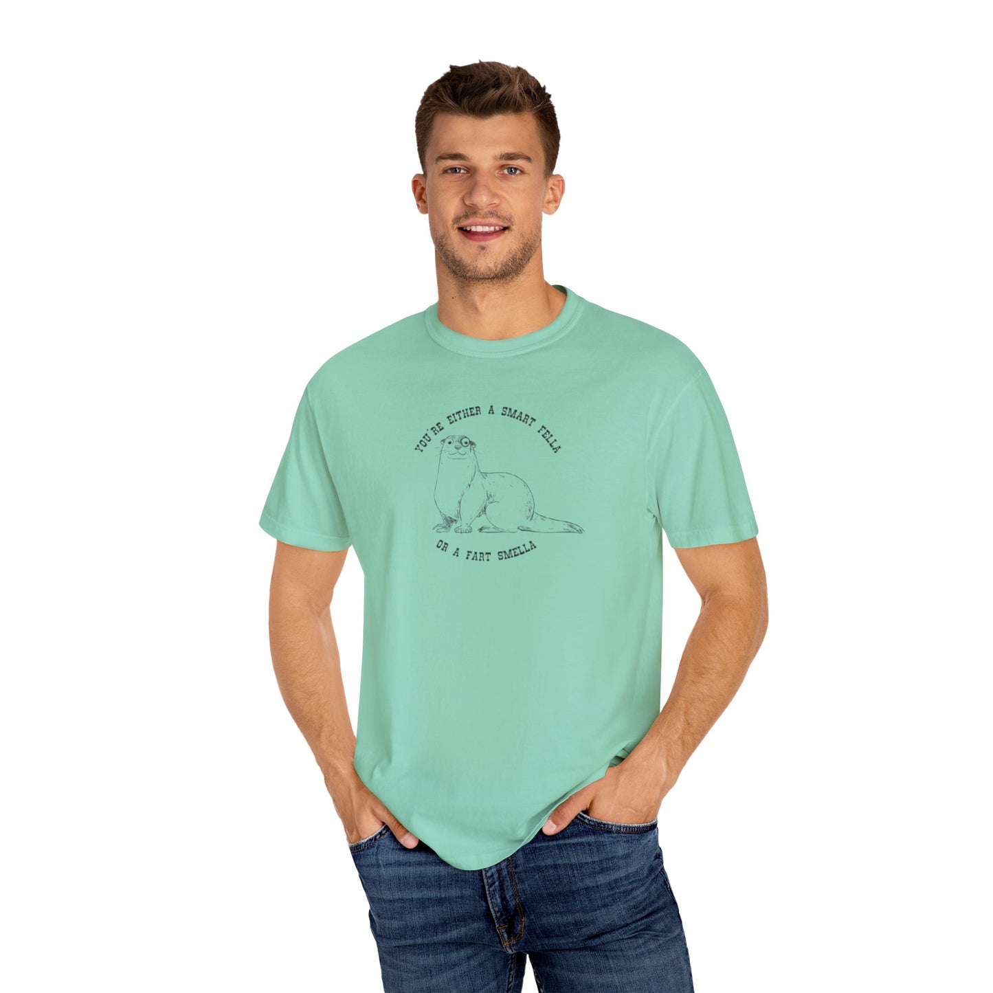 Unisex Garment-Dyed T-shirt - Fart Smella