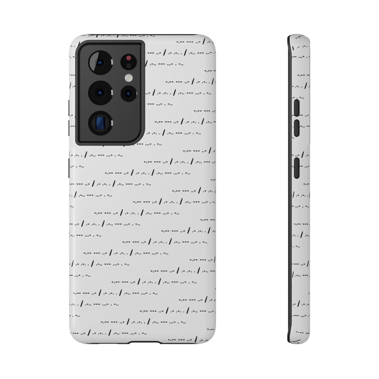 Phone Case - Impact-Resistant - "You Are Loved" Morse Code