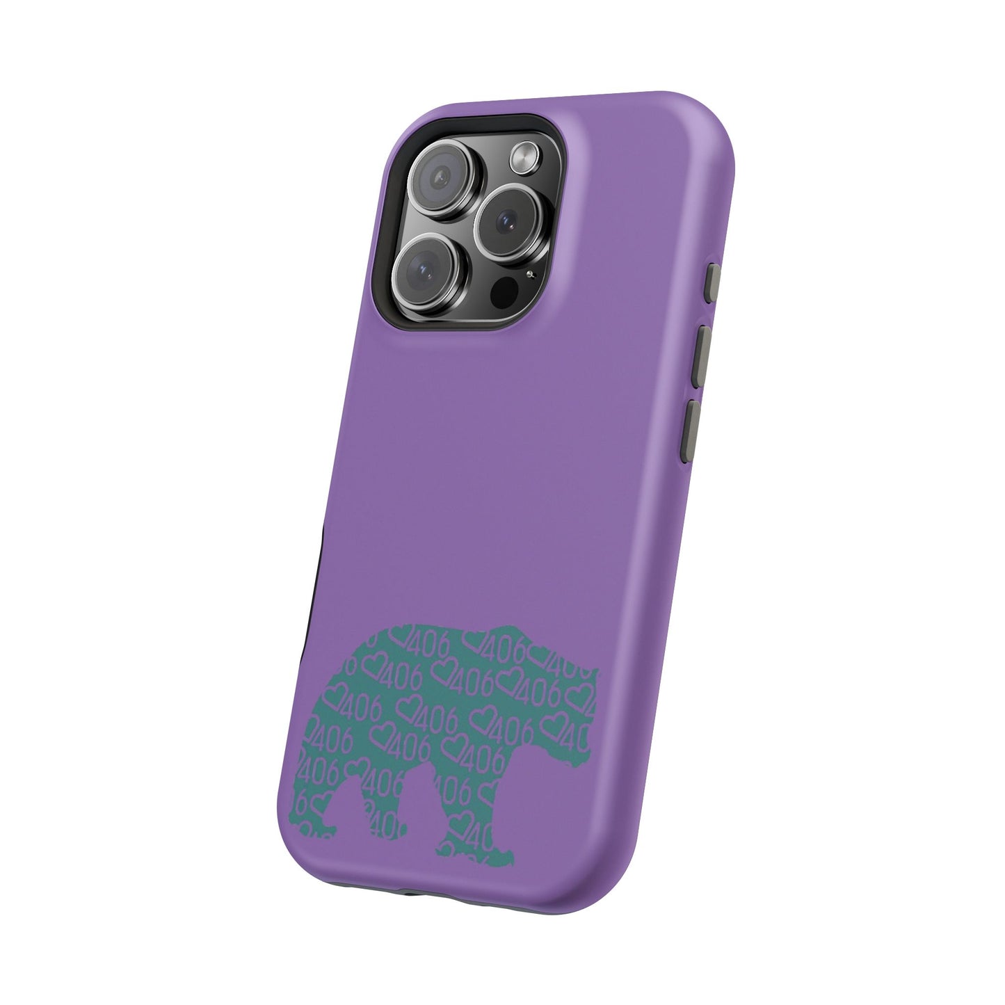 ITS406 Design Magnetic Tough Case - Bear Maroon