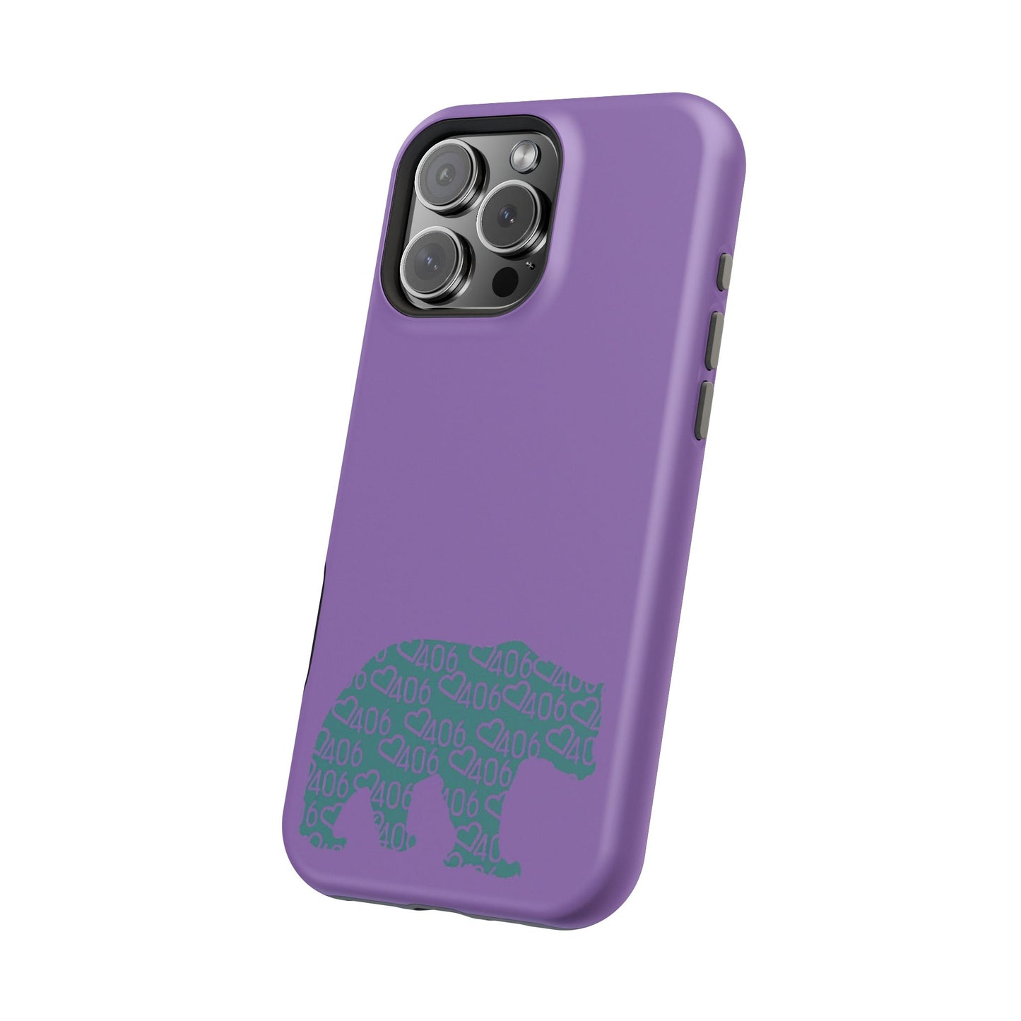 ITS406 Design Magnetic Tough Case - Bear Maroon