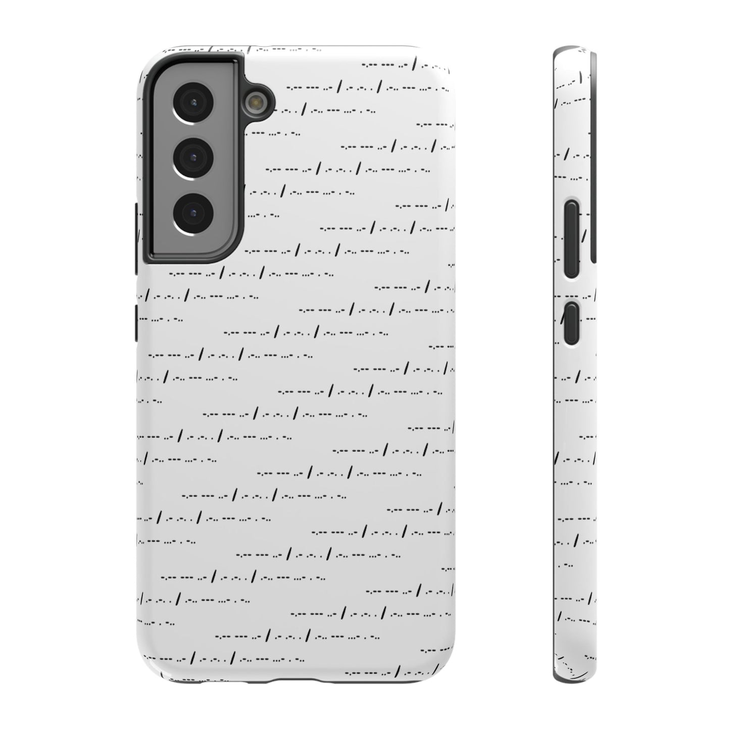 Phone Case - Impact-Resistant - "You Are Loved" Morse Code