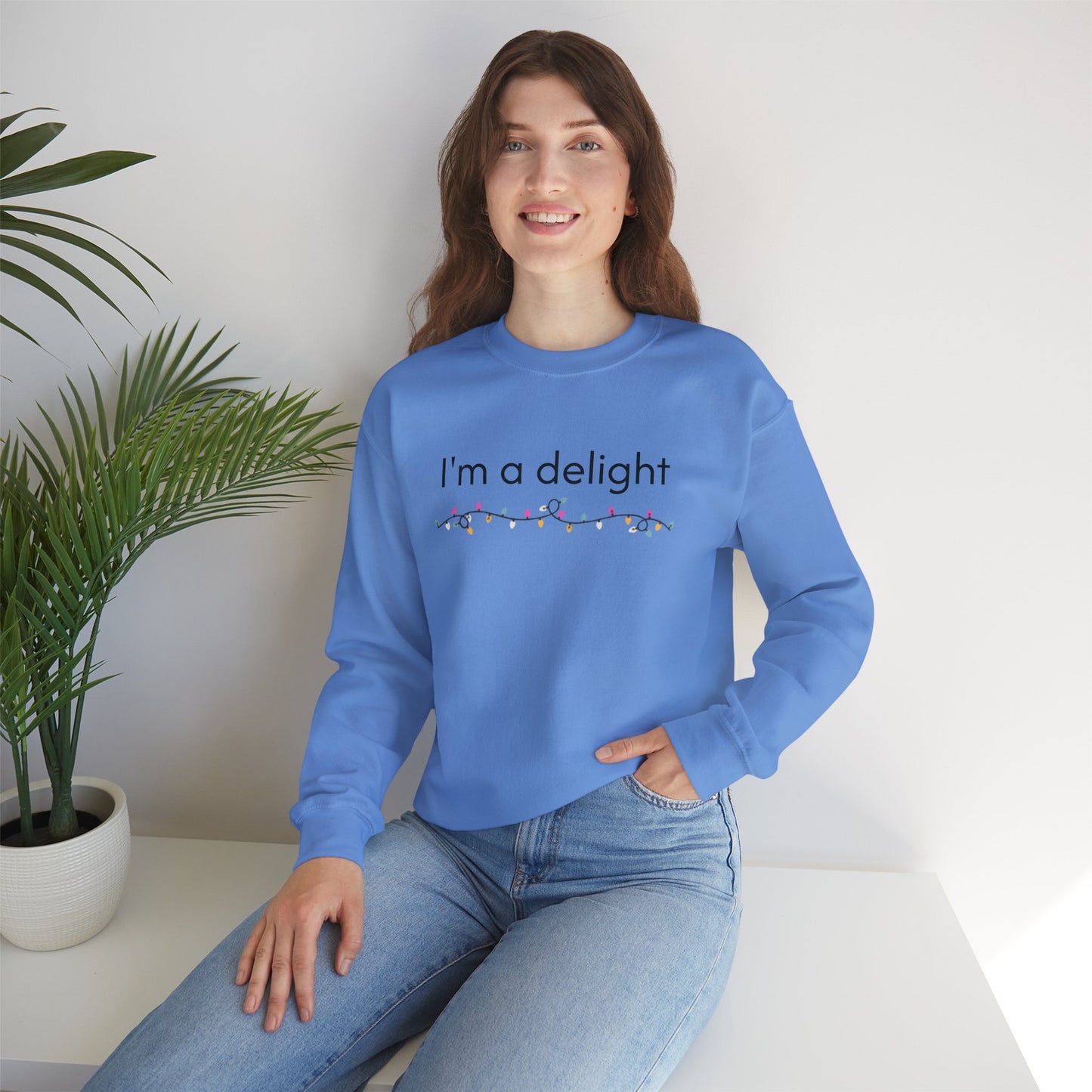 Festive Adult Unisex Crewneck Sweatshirt - Delight