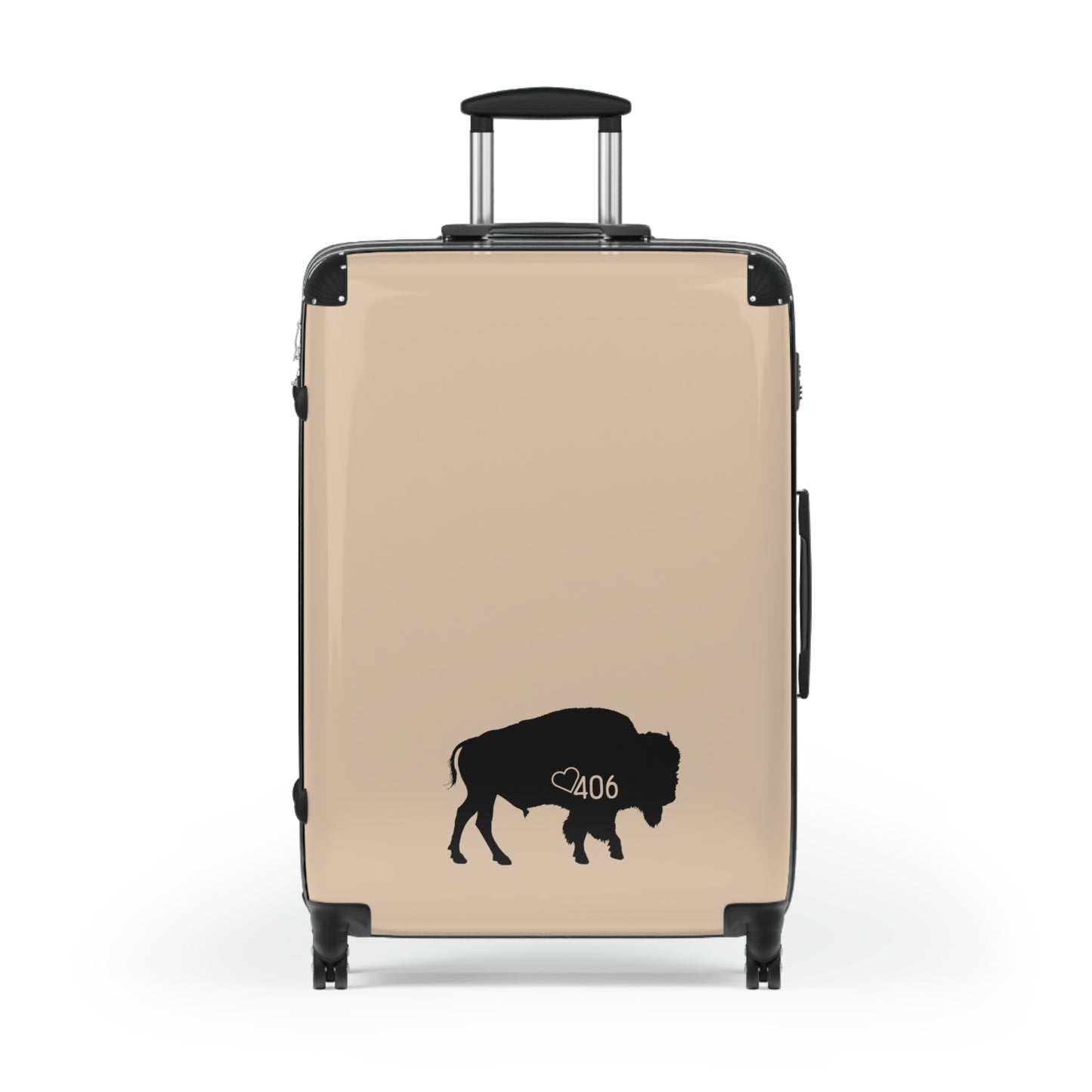 ITS406 Design Beige Bison Suitcase