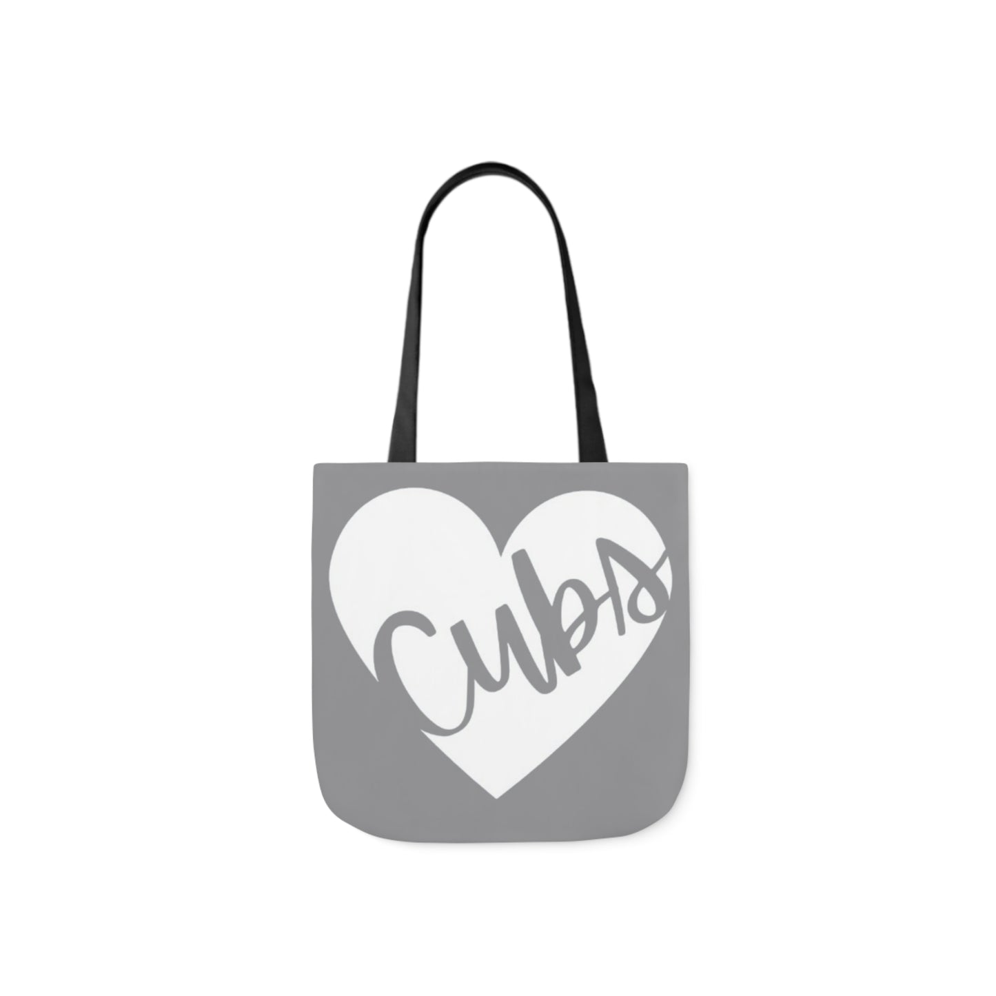 Generic Team Grey Canvas Tote Bag, 5-Color Straps - Cubs