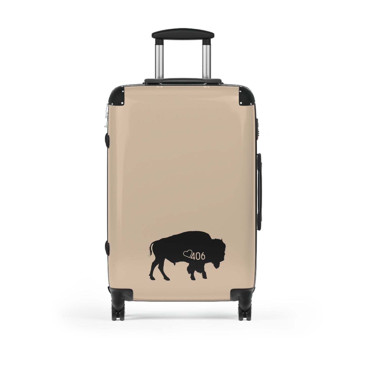 ITS406 Design Beige Bison Suitcase