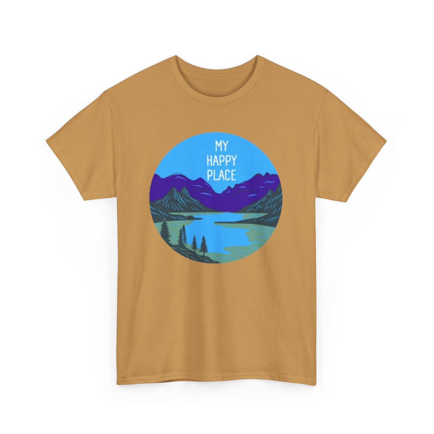 My Happy Place Adult Unisex Heavy Cotton Tee