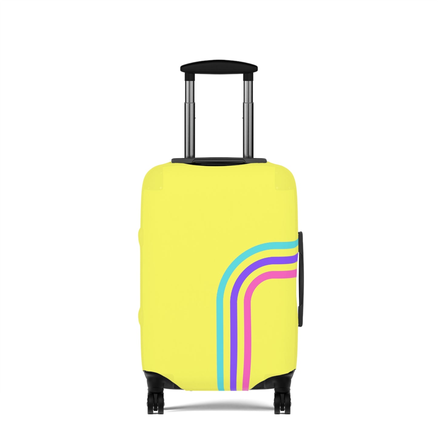 90's Inspired Luggage Cover - Banana Multicolor