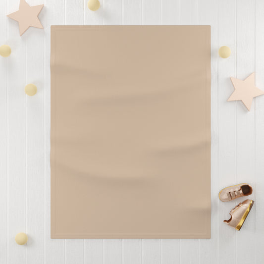 Soft Fleece Baby Blanket - Chocolate Blush